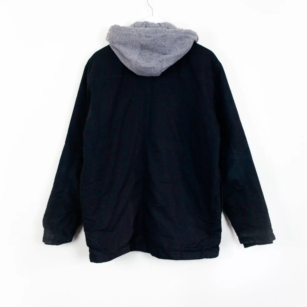 Wrangler Workwear Black Padded Denim Jacket (Small) - Picture 3 of 5